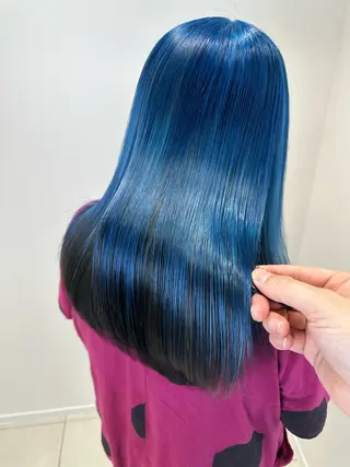 ロング カラー 髪質改善/縮毛矯正 /ブリーチ矯正/岡部のヘアスタイル