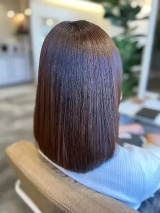 ミディアム カラー 髪質改善トリートメントループス大倉山店所属・けい もえこのヘアスタイル