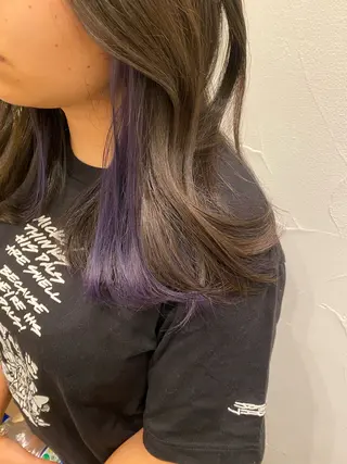 セミロング カラー メンズ特化型美容師 栗山勇人のヘアスタイル