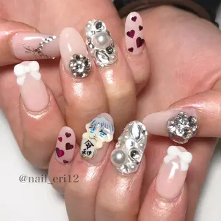 ロング ネイル nail salon &e eriのネイルデザイン