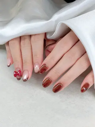 ネイル Agate miku🎀‧₊のネイルデザイン