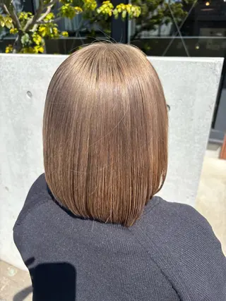 ミディアム むとうさとな/カラー モデル様募集中🎀のヘアスタイル