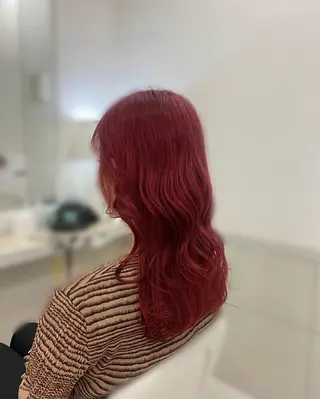 セミロング 透明感カラー🫧 aika🐈のヘアスタイル