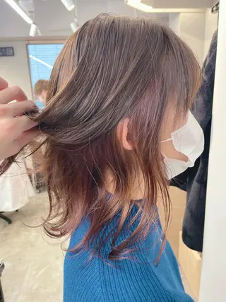 ミディアム SAEKI【ior 】北千住店ブリーチのヘアスタイル