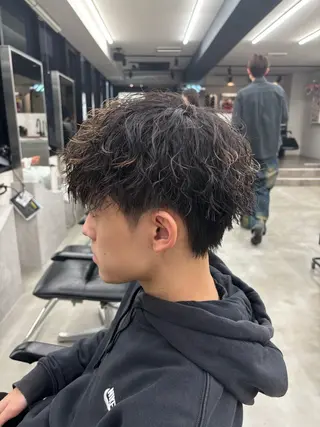 パーマ メンズ 横浜メンズパーマ/ シャドウ/ショウゴのヘアスタイル