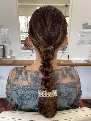 ヘアアレンジ 塔崎 りこのヘアスタイル