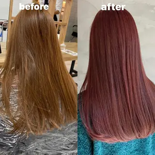 ロング カラー 韓国レイヤーカット★ 小林大樹のヘアスタイル