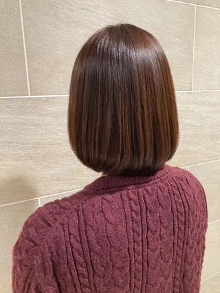 ミディアム 宮原 佳苗のヘアスタイル