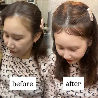 パーマ HACHI美容室 韓国ヘア　AKARIのヘアスタイル