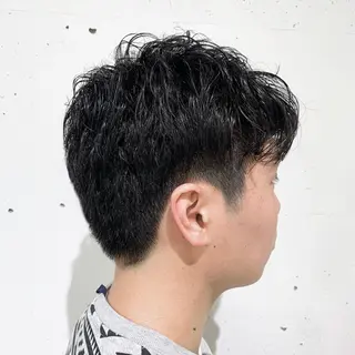ショート パーマ メンズ 千葉駅徒歩1分✂︎ 宮内のヘアスタイル