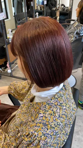 ミディアム カラー 🟢NEGi🟣 🫧髪質改善のヘアスタイル