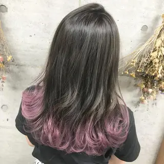 ロング カラー little 小濱彰太のヘアスタイル