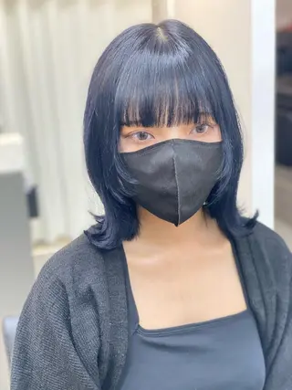 ショート カラー sunc所属・梅田l大人韓国ヘア レイヤー×艶カラーのヘアスタイル