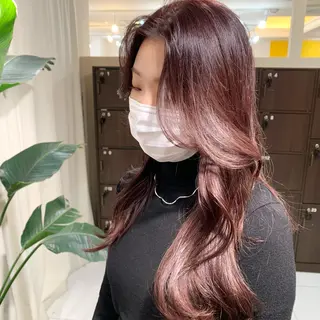 ロング カラー 【韓国風くびれヘア】 joule小木曽輝のヘアスタイル