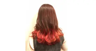 ロング カラー 🧸 仲間ひめかのヘアスタイル