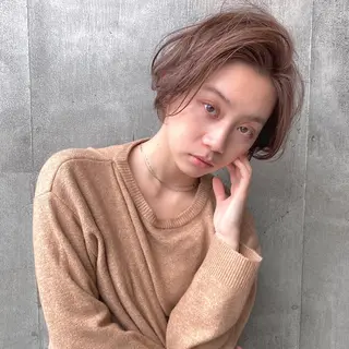 ショート カラー ヘアアレンジ 【ダメージレス施術】 【透明感】北村 拓也のヘアスタイル