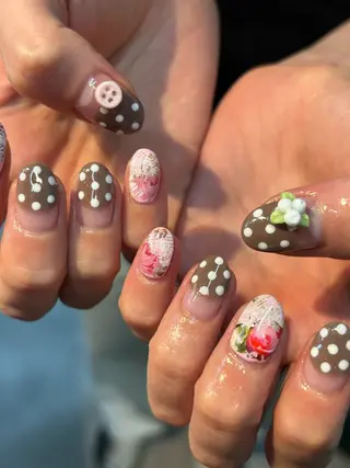 ネイル ニコネイル下北沢店所属・miyu ˚ ༘ ೀのネイルデザイン