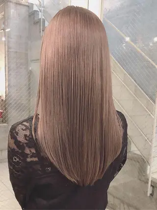 ロング カラー 平成ギャル×韓国 mix💖MIKUのヘアスタイル