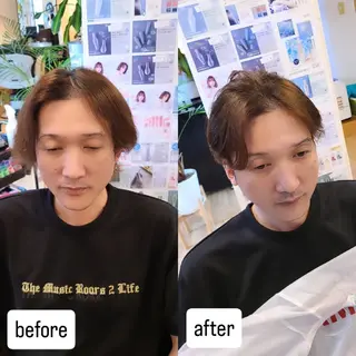 メンズ シ マのヘアスタイル