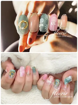 ネイル フルリール 【プライベートサロンのネイルデザイン