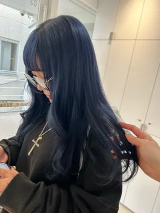 ロング カラー ヘアアレンジ 《暖色/韓国hair 》🇰🇷桑原ユキネのヘアスタイル