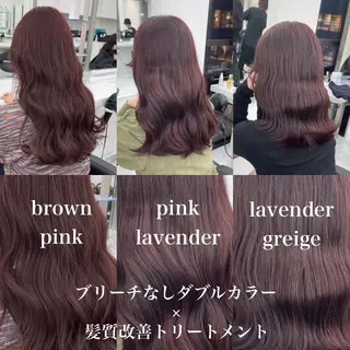 ロング カラー 🎀暖色/ラベンダー /paru🤍のヘアスタイル