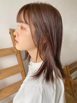 ミディアム カラー ance ayelashアンセアイラッシュ薬院店所属・神原 ありさのマツエク・マツパデザイン