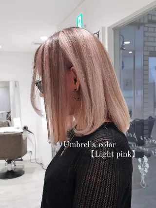 ミディアム カラー E Komo hair所属・Wow❕E Komo hair 永井一輝のヘアスタイル