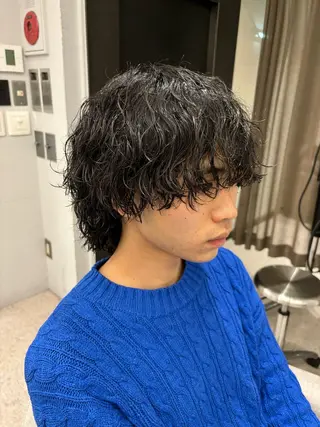 パーマ メンズ 🍐シャドウパーマ メンズ特化/守岡🍐のヘアスタイル