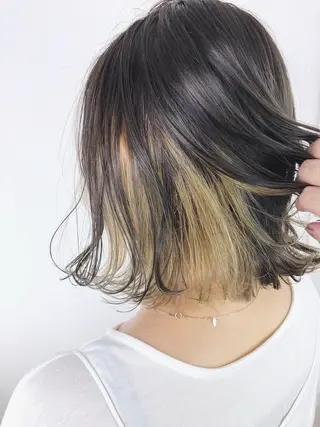 ミディアム カラー AVANCE泉大津店 加茂瑞希のヘアスタイル