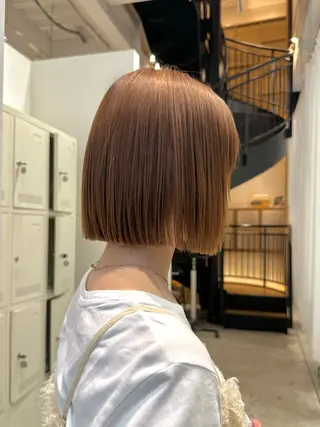 ショート sea by luvismけやき通り2号店所属・ボブ/ショート/ 縮毛矯正/岸本恭明のヘアスタイル