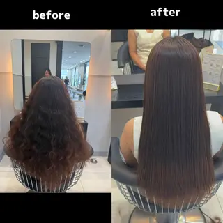 ロング 上福大翔 【美髪縮毛矯正】のヘアスタイル