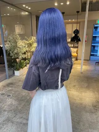 セミロング バレイヤージュモデル 小林匠❤️‍🔥のヘアスタイル