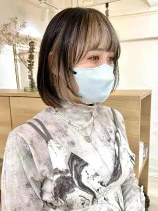 ショート カラー 銀座No.1髪質改善 縮毛矯正/本木のヘアスタイル