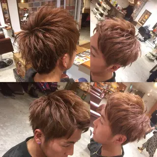 ショート カラー メンズ 竹嶌 健吾のヘアスタイル