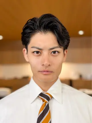 ショート パーマ メンズ 【メンズ縮毛矯正】 FILMS  軍司のヘアスタイル