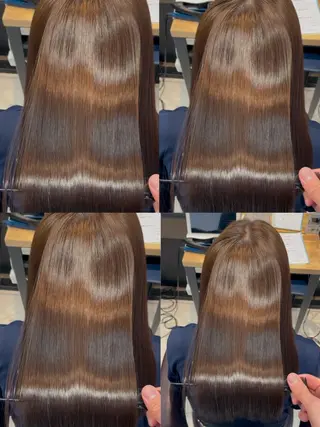 ロング カラー 🇰🇷ブリーチ✖︎ 髪質改善七星🇰🇷のヘアスタイル