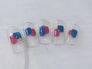 ネイル ネイルPetit Ribbonのネイルデザイン