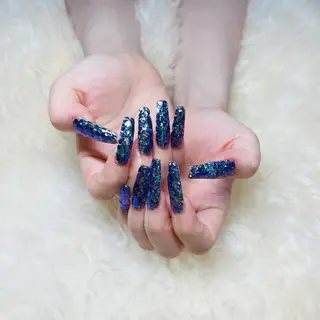 ロング 💜MIYA nail川崎店のネイルデザイン