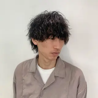 ショート パーマ メンズ メンズ特化美容師/ 藤戸 椋のヘアスタイル