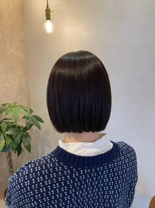 ショート Aguhair Nino所属・【透明感カラー🫧】 野本里奈のヘアスタイル