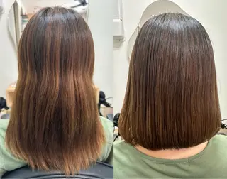 ミディアム TELAHAIR岡野 春奈のヘアスタイル