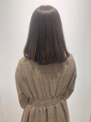 ミディアム 瀧尻 涼のヘアスタイル