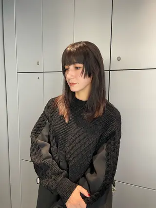 セミロング 渡邉 和喜のヘアスタイル