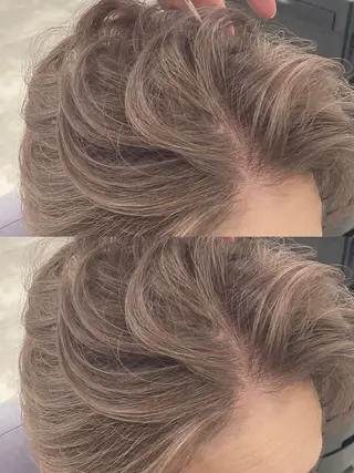 ショート カラー ハイライト、レイヤー カット/西梅田/中西のヘアスタイル