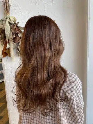 ロング カラー 🌸小掛🌸 豊橋外国人風カラーのヘアスタイル