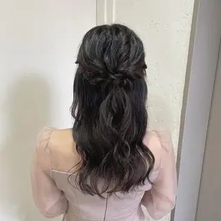 ヘアアレンジ 縮毛矯正ヘアアレンジ 🌸三輪知優🌸のヘアスタイル