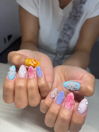 ネイル I P'ink nail salon所属・I pinknail 韓国風·持ち込み専門のネイルデザイン