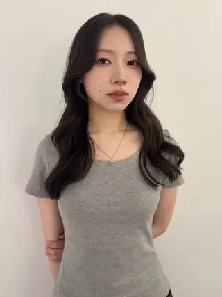 ロング ハシヅメ キョウカのヘアスタイル