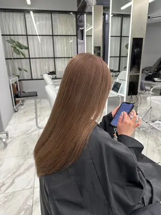 ロング カラー kayo/リタッチ モデル募集中✨のヘアスタイル